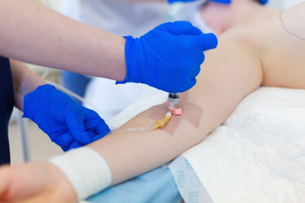 Peripheral IV Access Sites for Surgery and Anesthesia